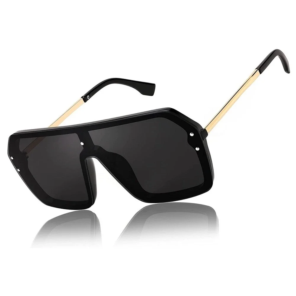 Square Street Wear UV400 Protection New Elegant Men Trendy‎ Sunglasses Hip Hop